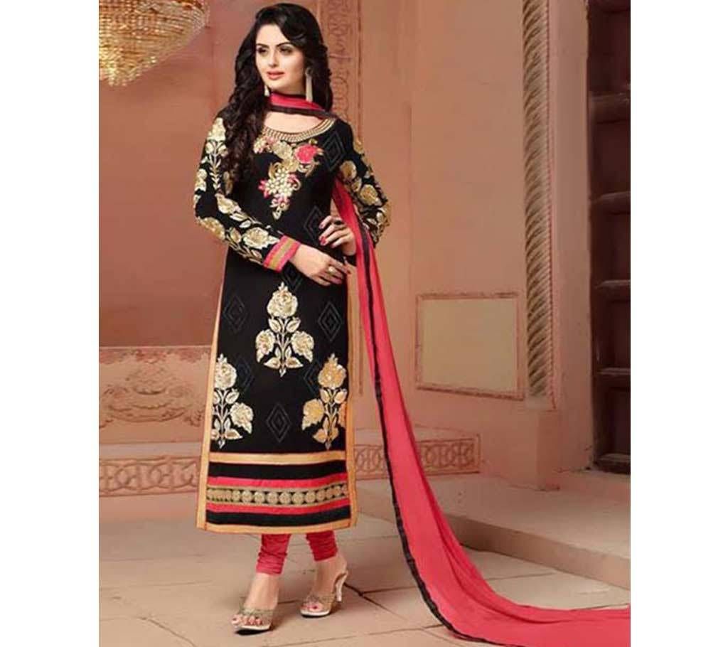 Unstiched block print selwar kameez
