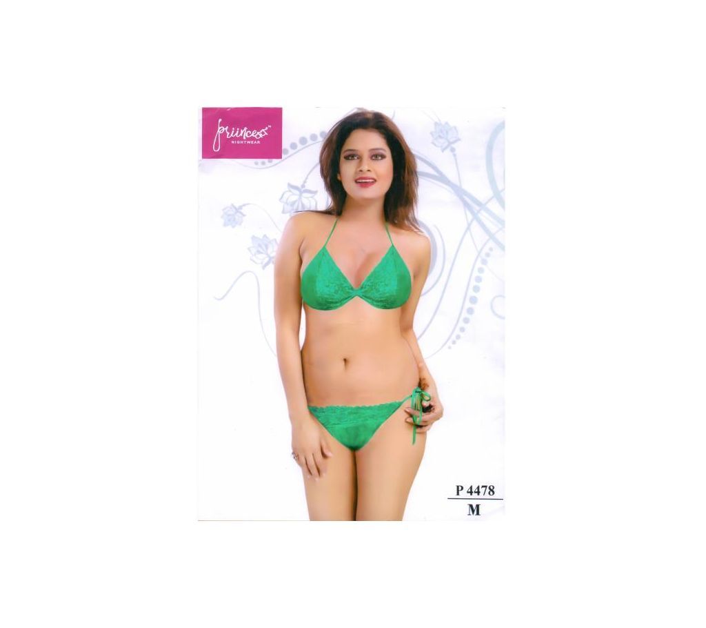 Fashionable Bra Panty Bikini Set-P 4478 M