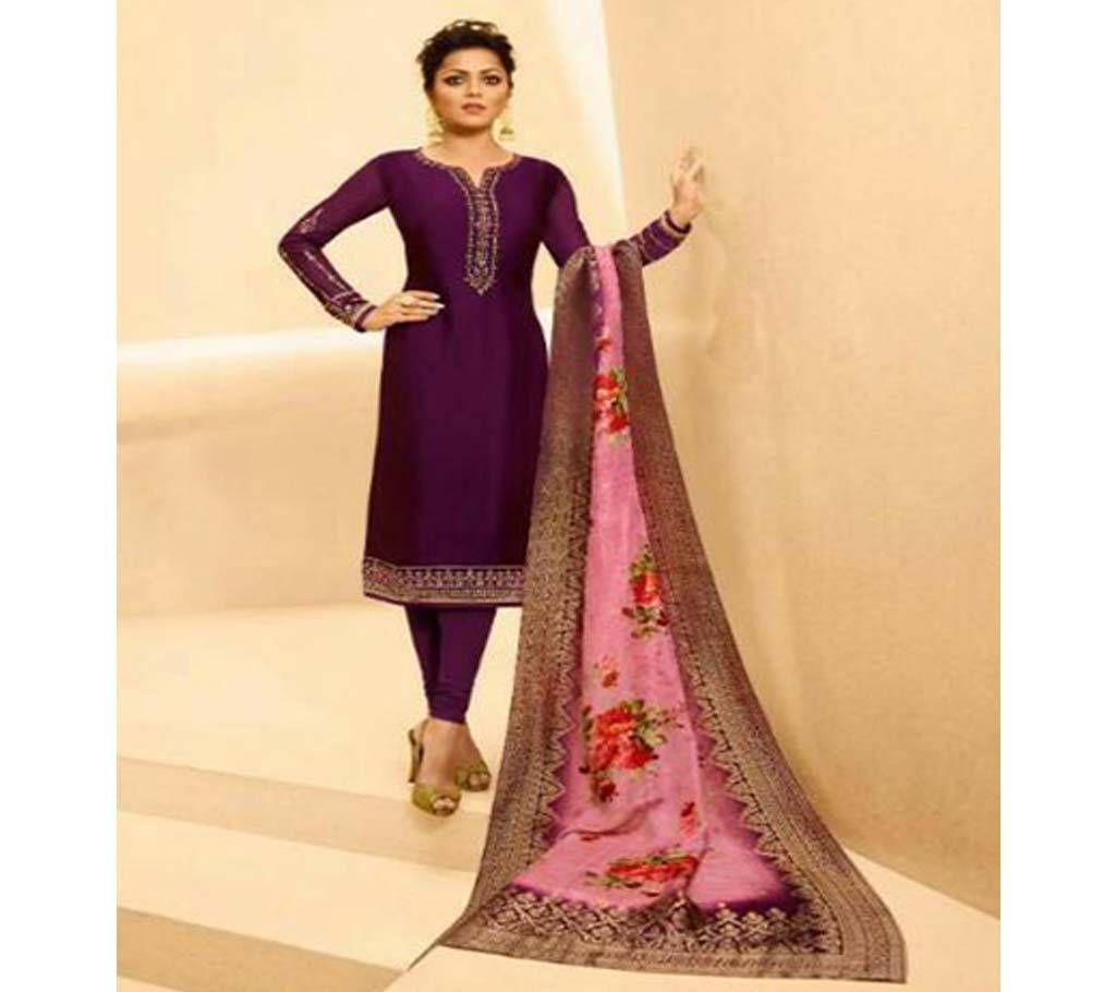 NITYA VOL 134 BY LT FABRICS 3409 Unstitched Three Piece Copy
