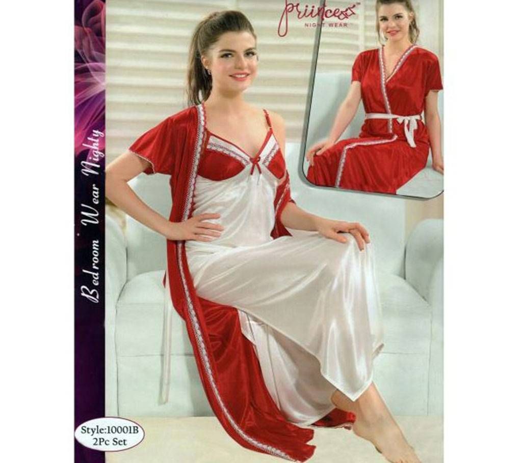 Fashionable Two Part Nighty-10001 B