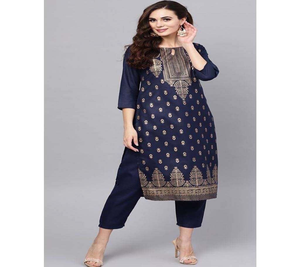 Latest Block Printed Salwar Kameez for Women st-58-2pcs 
