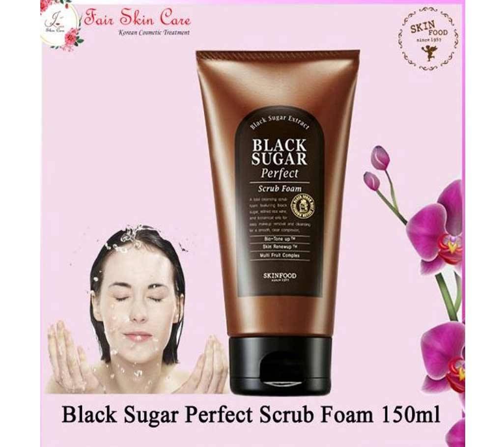 Black Sugar Perfect Scrub Foam-150ml-korea