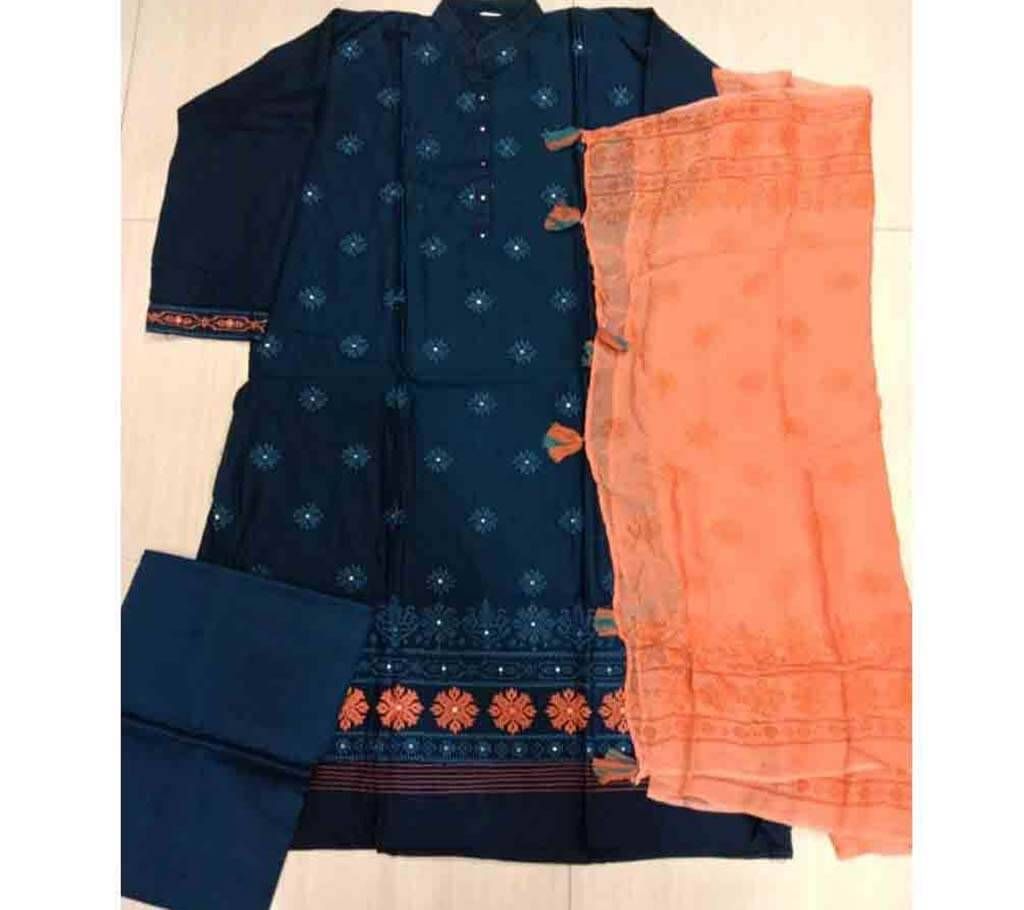 Name: Semi Stitch 3Pcs - D.No-11-1774 - 002 - KST