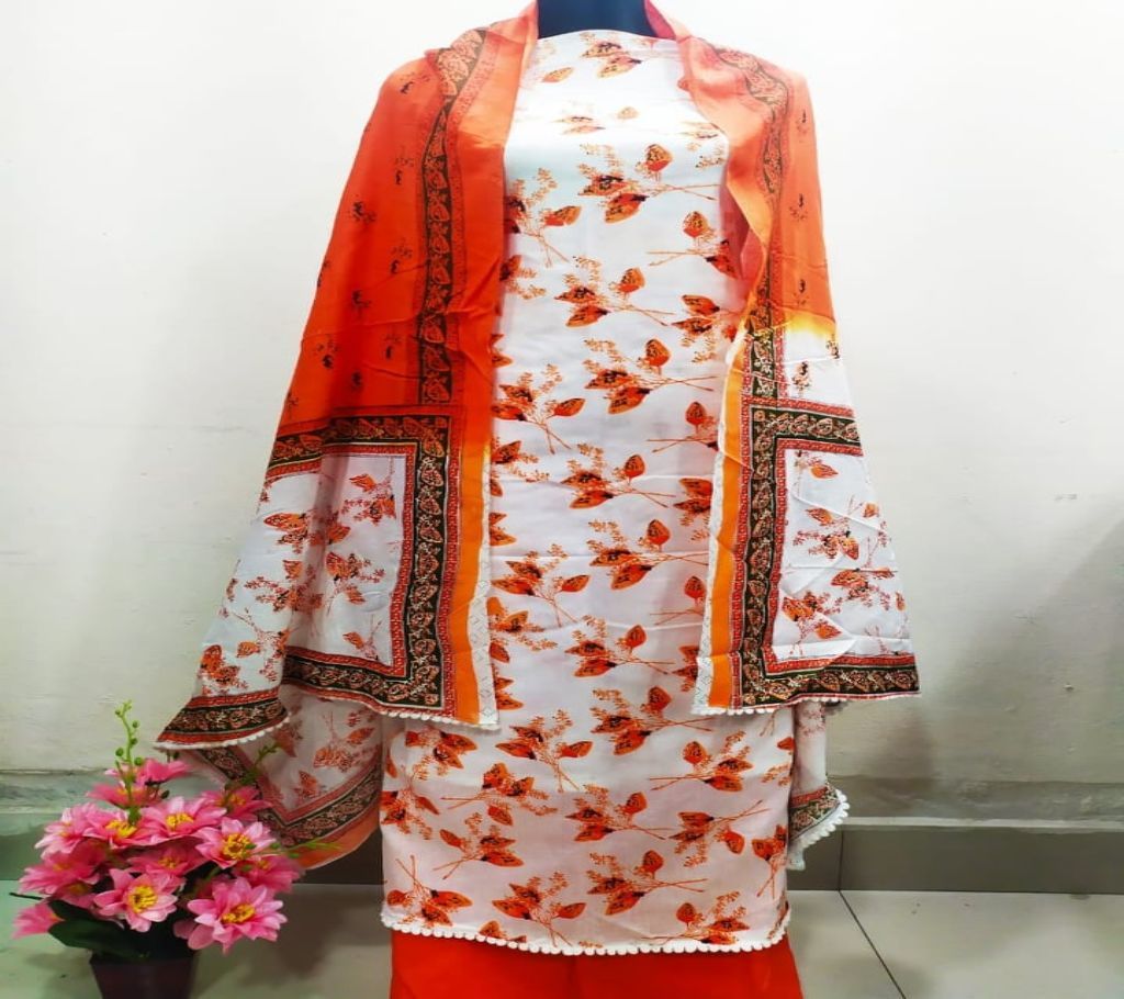 Skin Print Cotton Four Piece 119