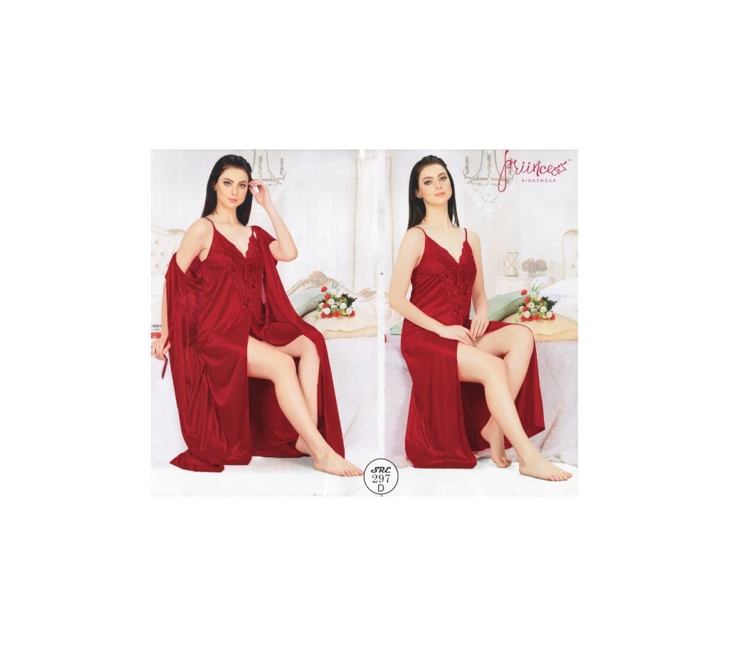 Fashionable Two Part Nighty-297 D