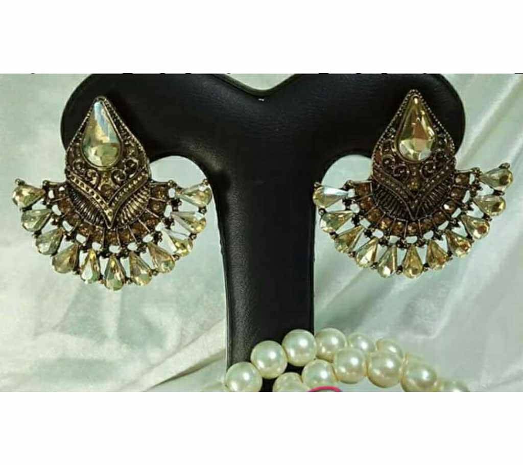 Party Earrings Half Round 