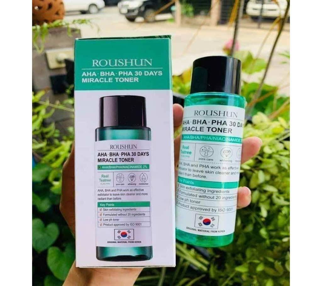 Roushun AHA-BHA-PHA 30 days Miracle Toner-120ml-Korea 