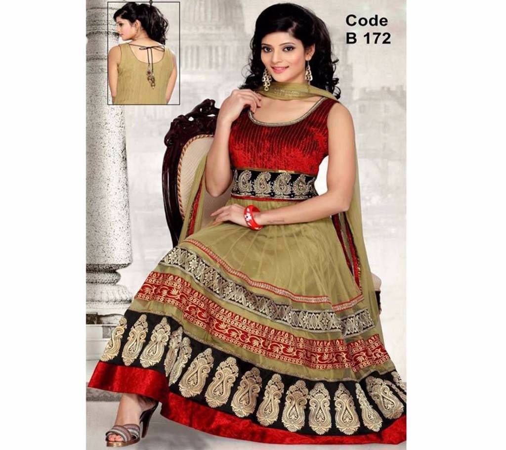 Un-Stitched Indian Embroidery Georgette Dress (Copy)
