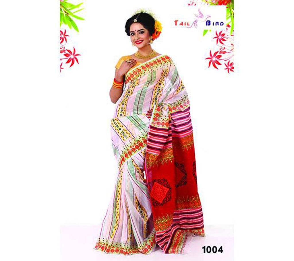 Pure Muslin Sharee with Blouse Piece 