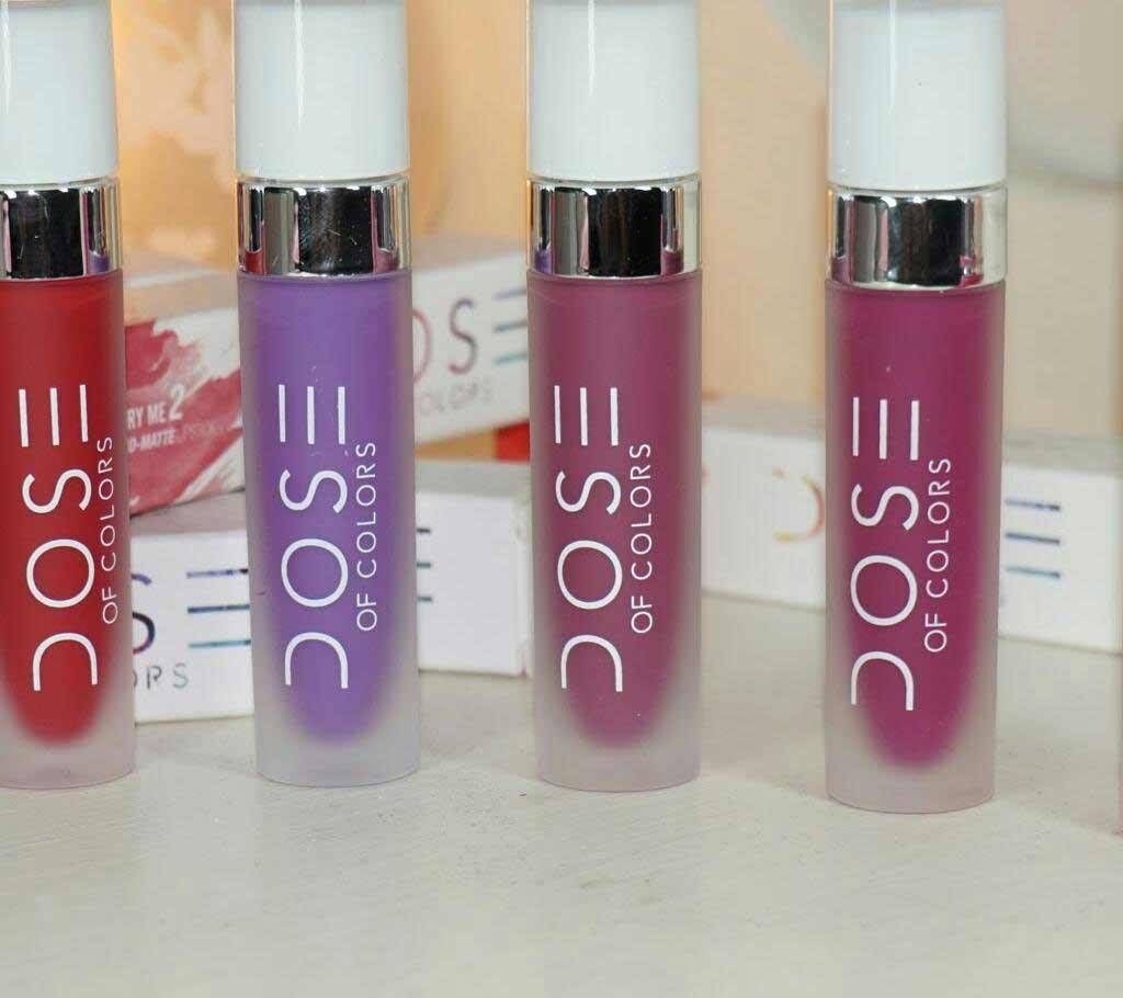 Dose Of Colors Liquid Matte Lipstick - 4 Pieces (UK)