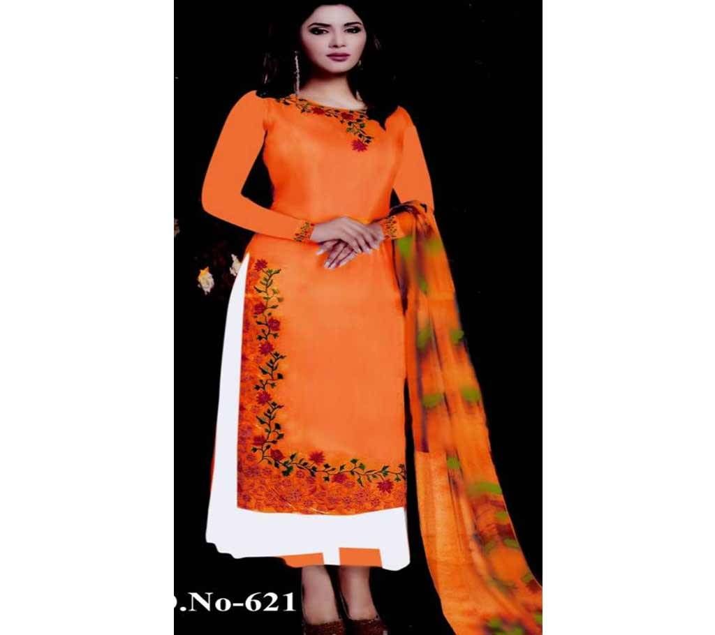 Casual Pakistani Unstitched Cotton Salwar Kameez (Copy)