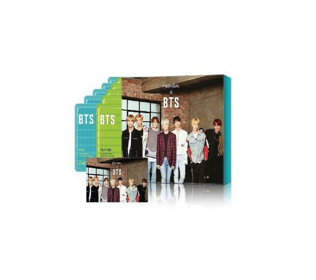 Mediheal X BTS Soothing Care Special Face Mask Set - South Korea (210g)