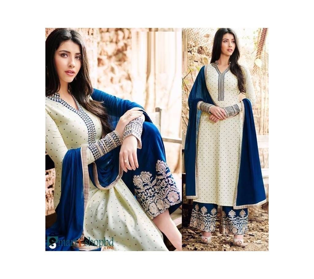 Georgette, Heavy Embroidery Work Replica