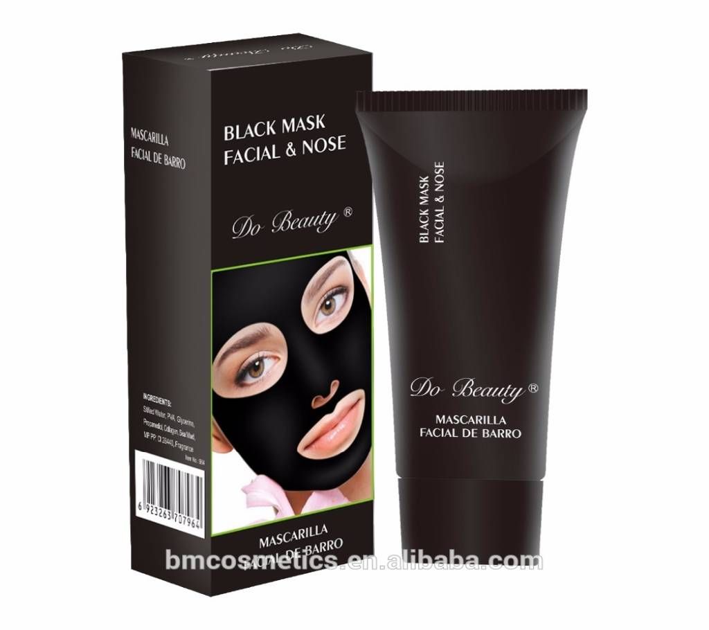 Do Beauty black mask for face & nose 2 in 1  60g THAILAND