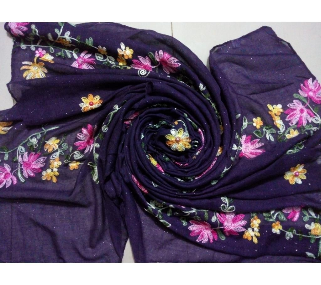 Soft Cotton Embroidery Hijab