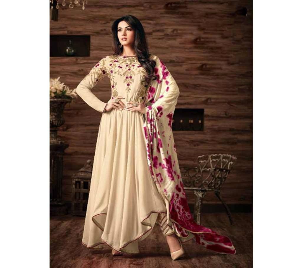 un-stitched georgette with embroidery salwar kameez maisha-4808 A copy 