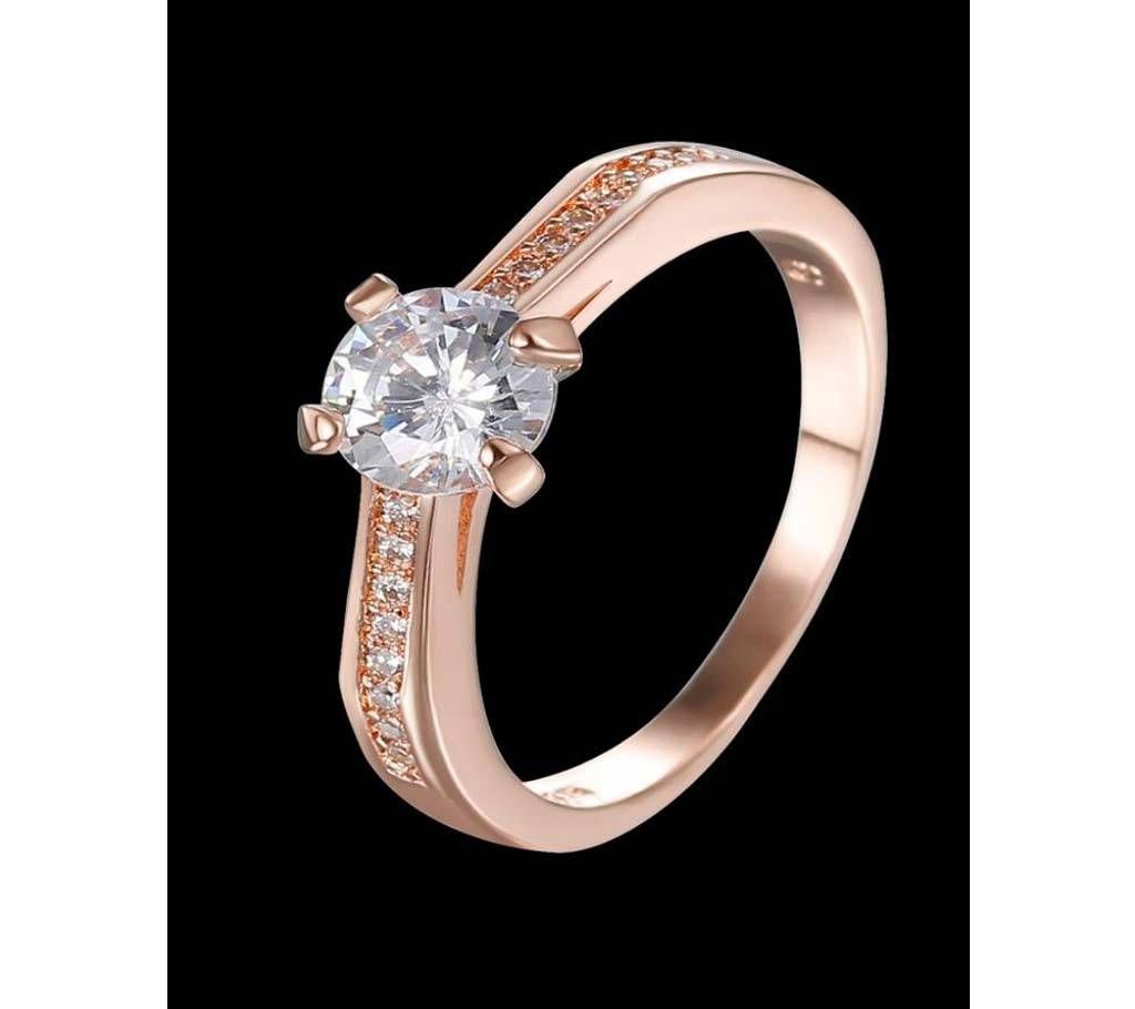 Crystal Zircon Ring