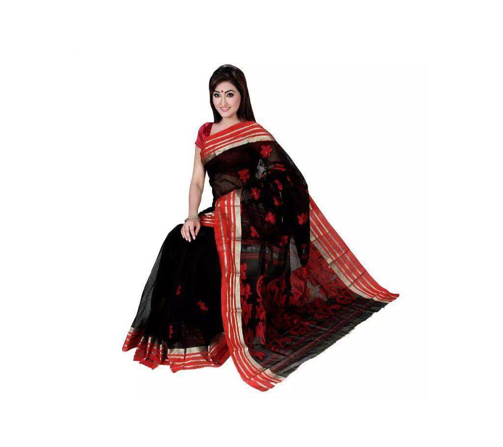 Black cotton loom Sharee 