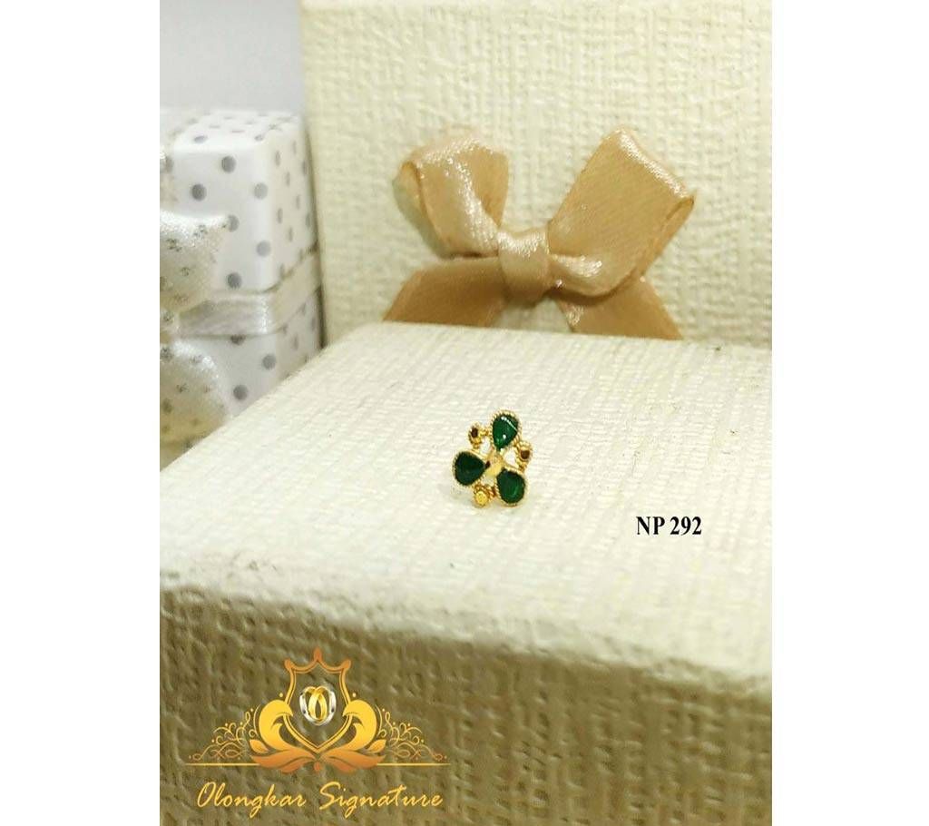 18K Mina Stone Gold Nose pin