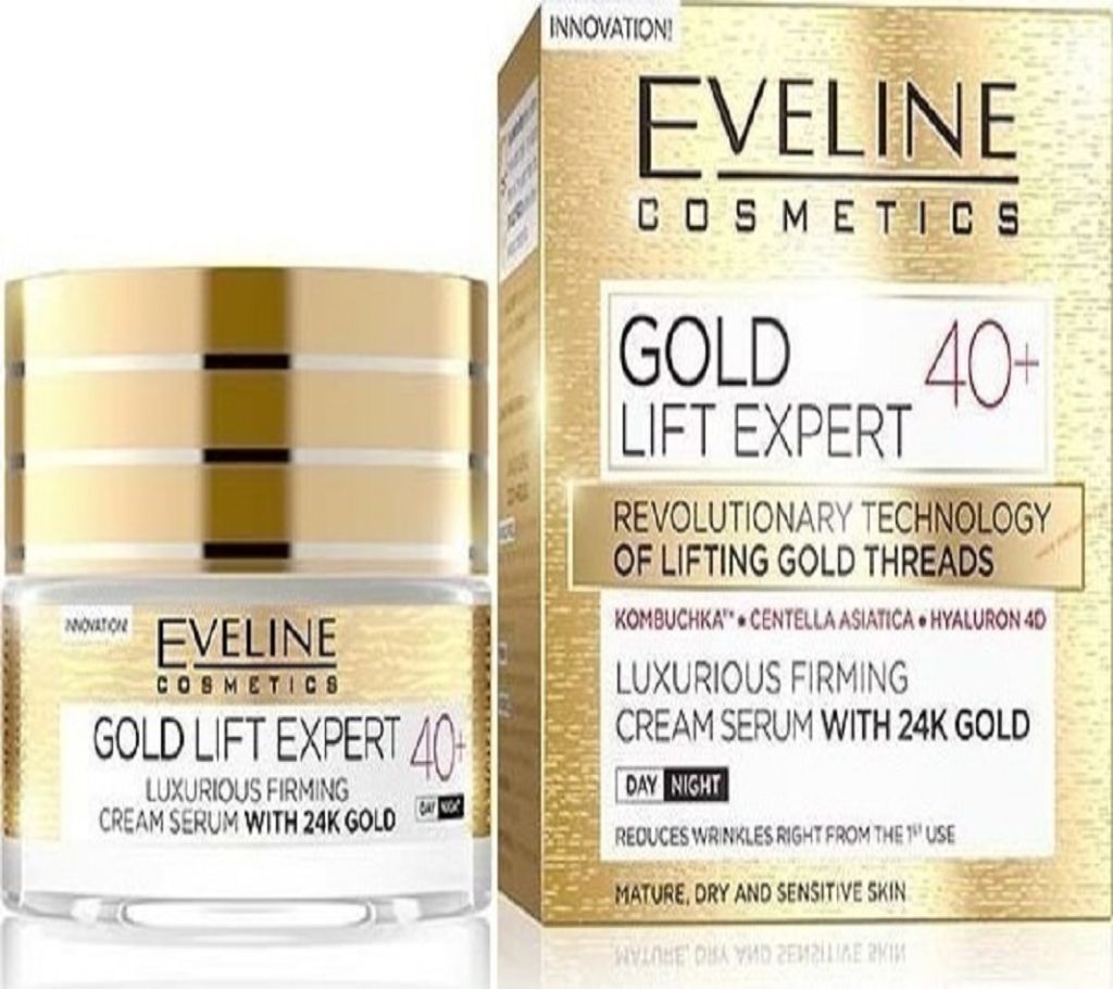 GOLD LIFT EXPERT 40+ LUXURIOUS FIRMING CREAM SERUM WITH 24K GOLD