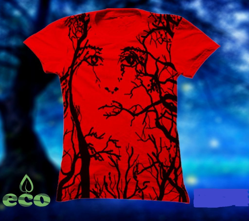 Girl Face Ladies T-shirt
