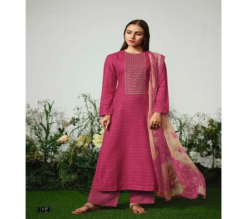 Itrana Harmony - 304 Unstitched Cotton Three-piece