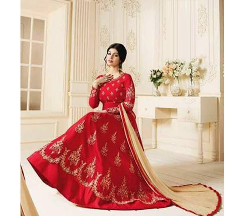 Embroidery Georgette Gown 