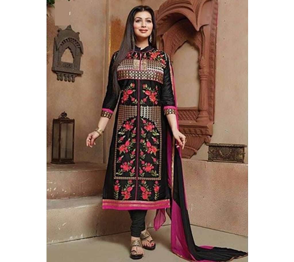 Unstiched block print salwar kameez