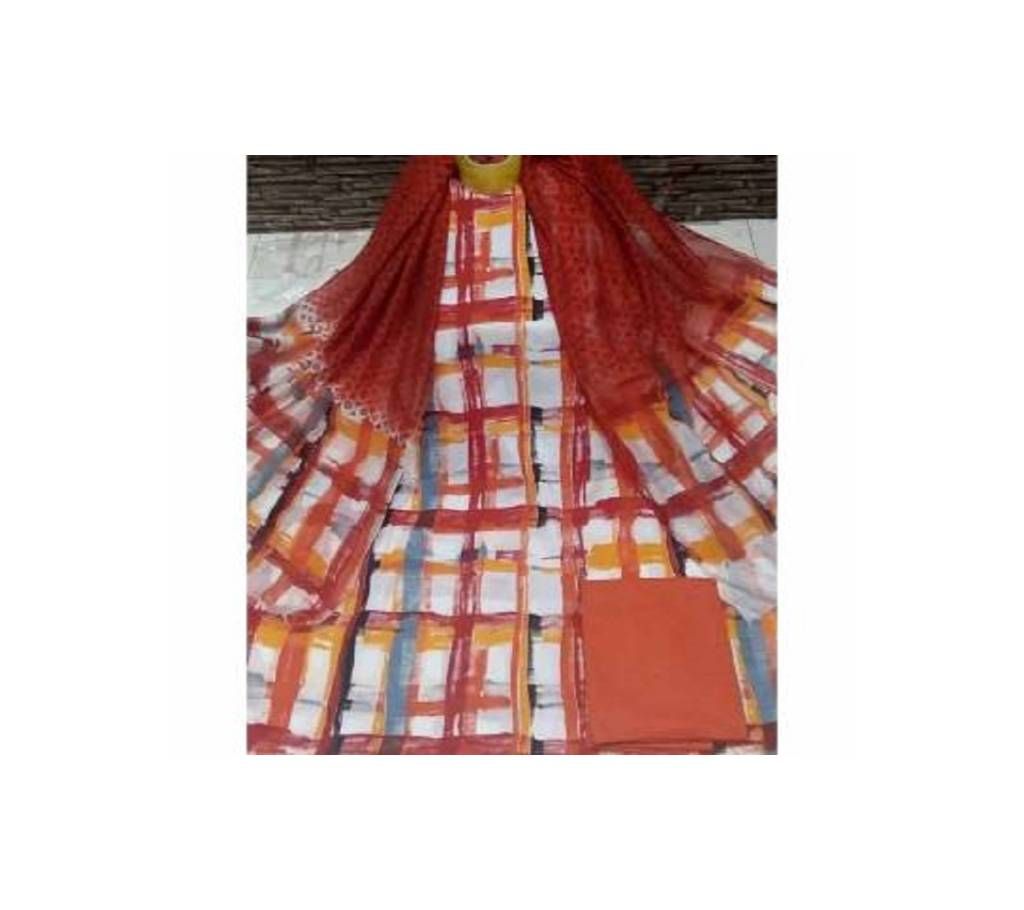 Unstitched Jessore Hand Work 3 pcs