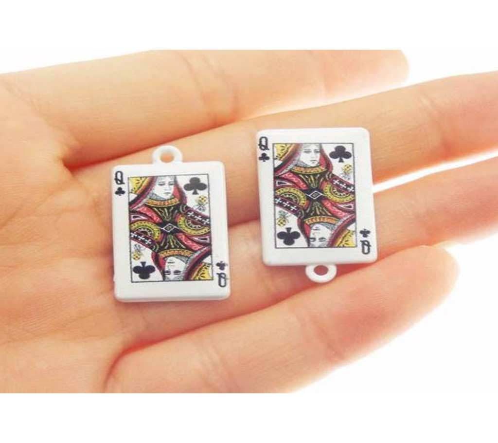 5PCS Queen Pendant Zinc Alloy Little Charm