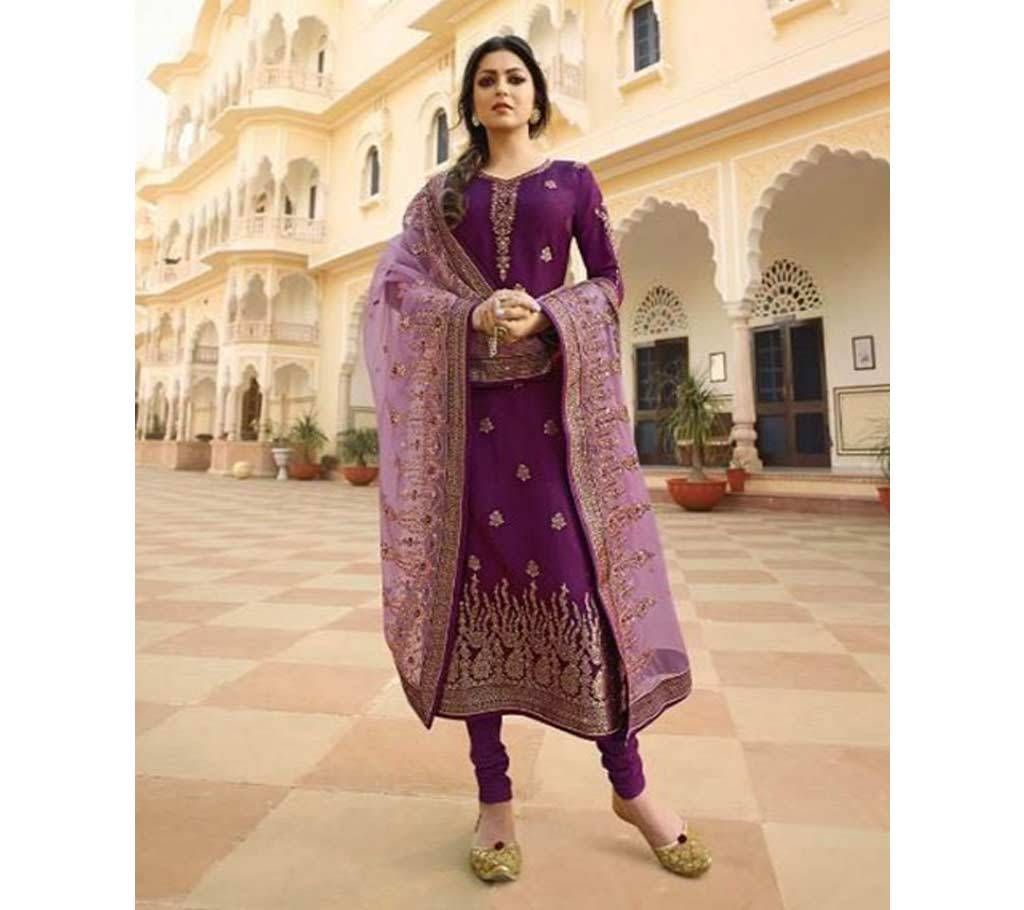 Lt Nitya Vol 137 Unstitched Three Piece - Copy