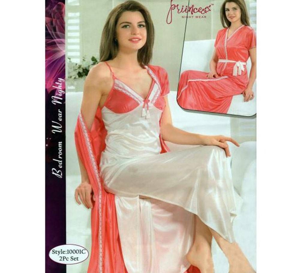 Fashionable Two Part Nighty-10001 C