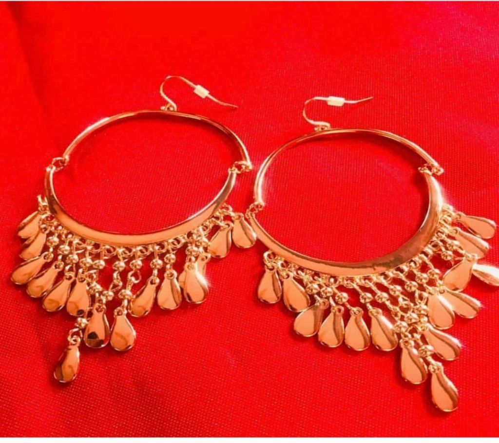 Golden Color Joint Earrings For Women Fashion Party Jewelry