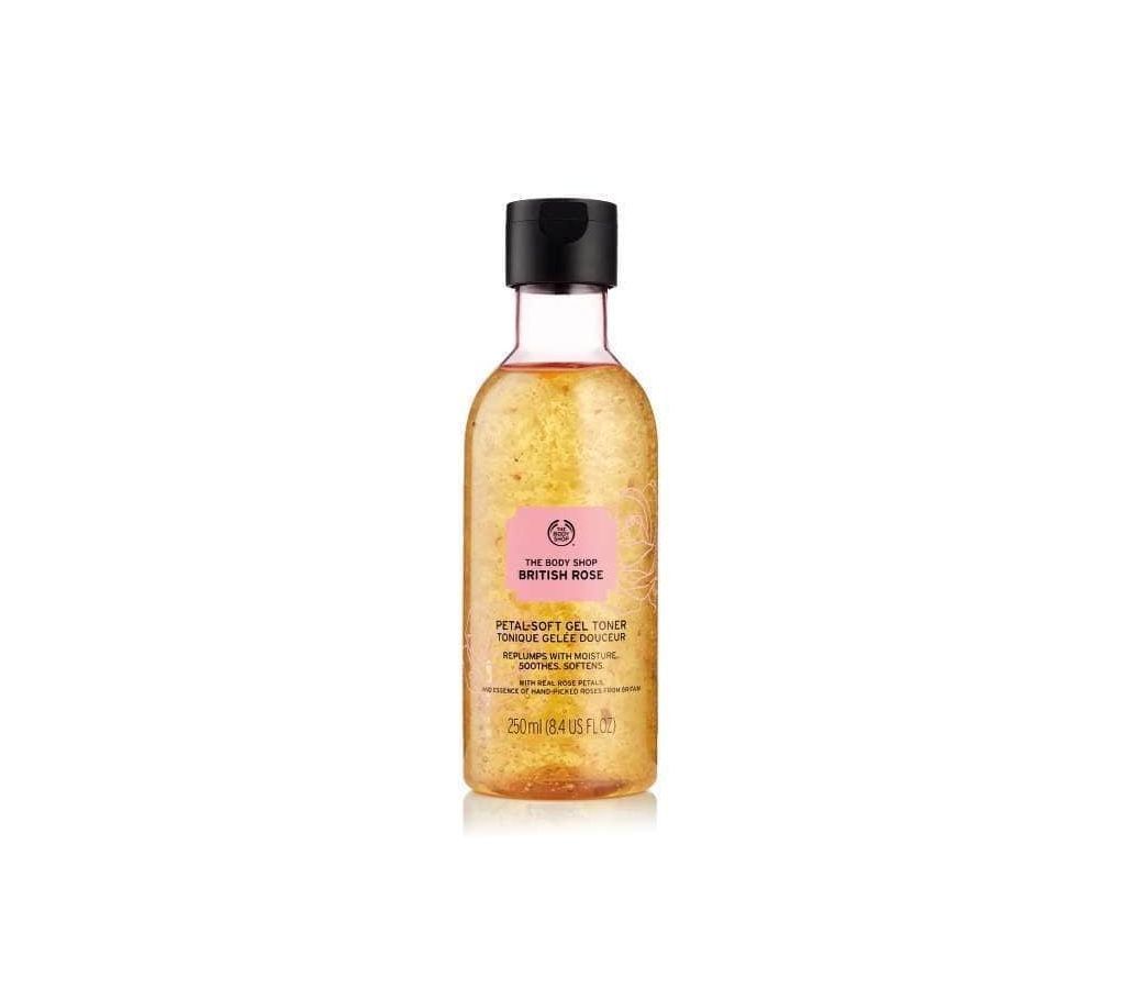 British Rose Petal-Soft Gel Toner 250 ml uk