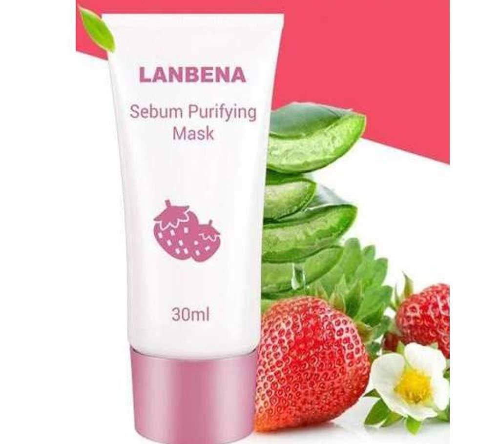 Lanbena strawberry blackhead mask pore strips
