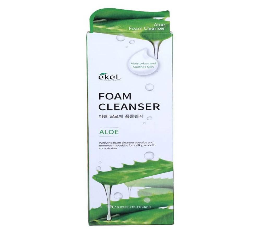 ekel foam cleanser aloevera-180ml-Korea 