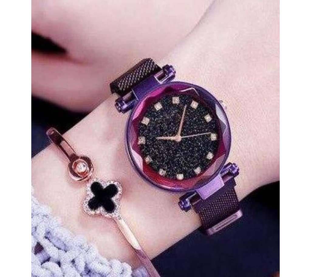 Dior Ladies Analog Watch - Purple 02 - SKA