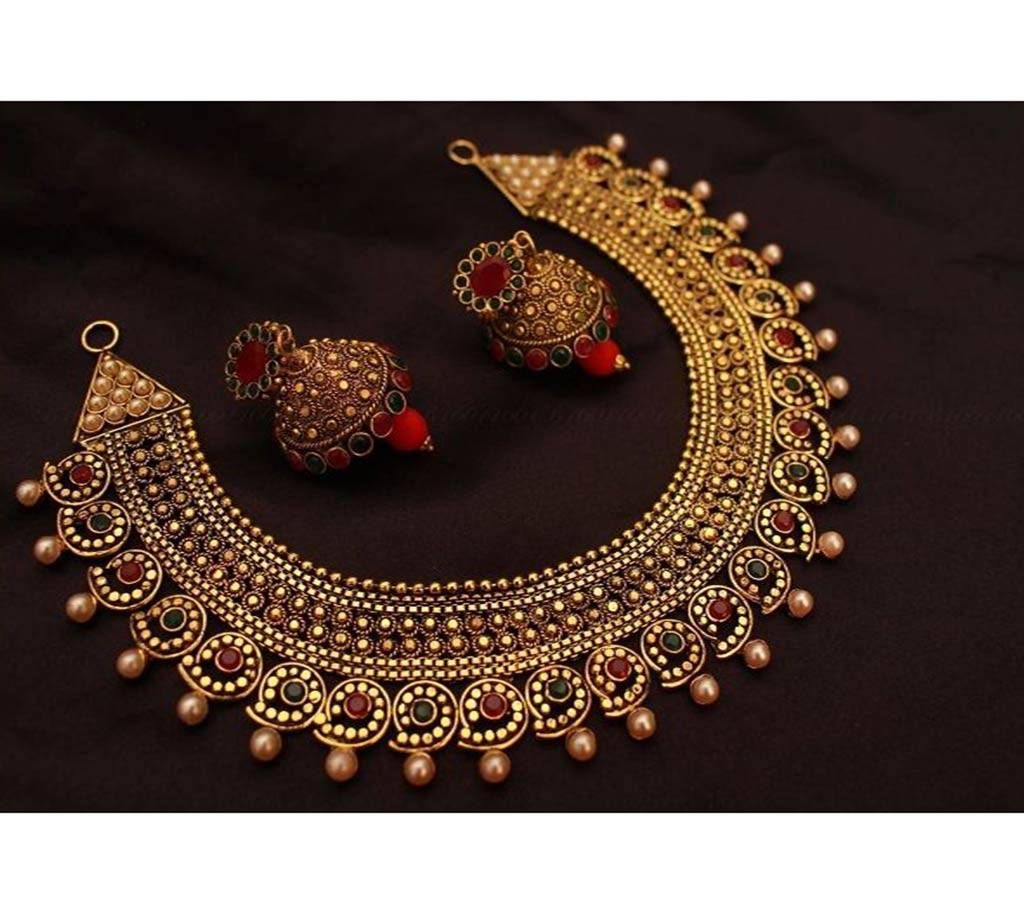 Previous product    Next product Gold Plated Antique Necklace Jewelry