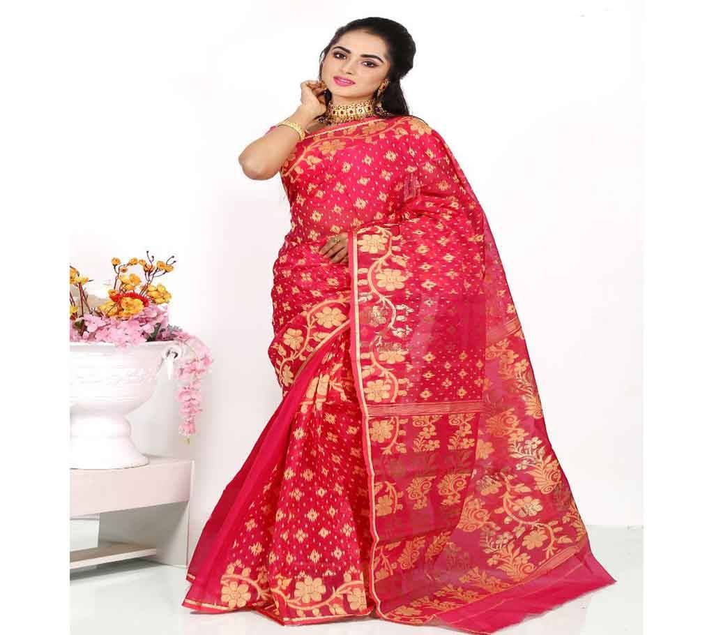 Silk Jamdani Saree for Woman
