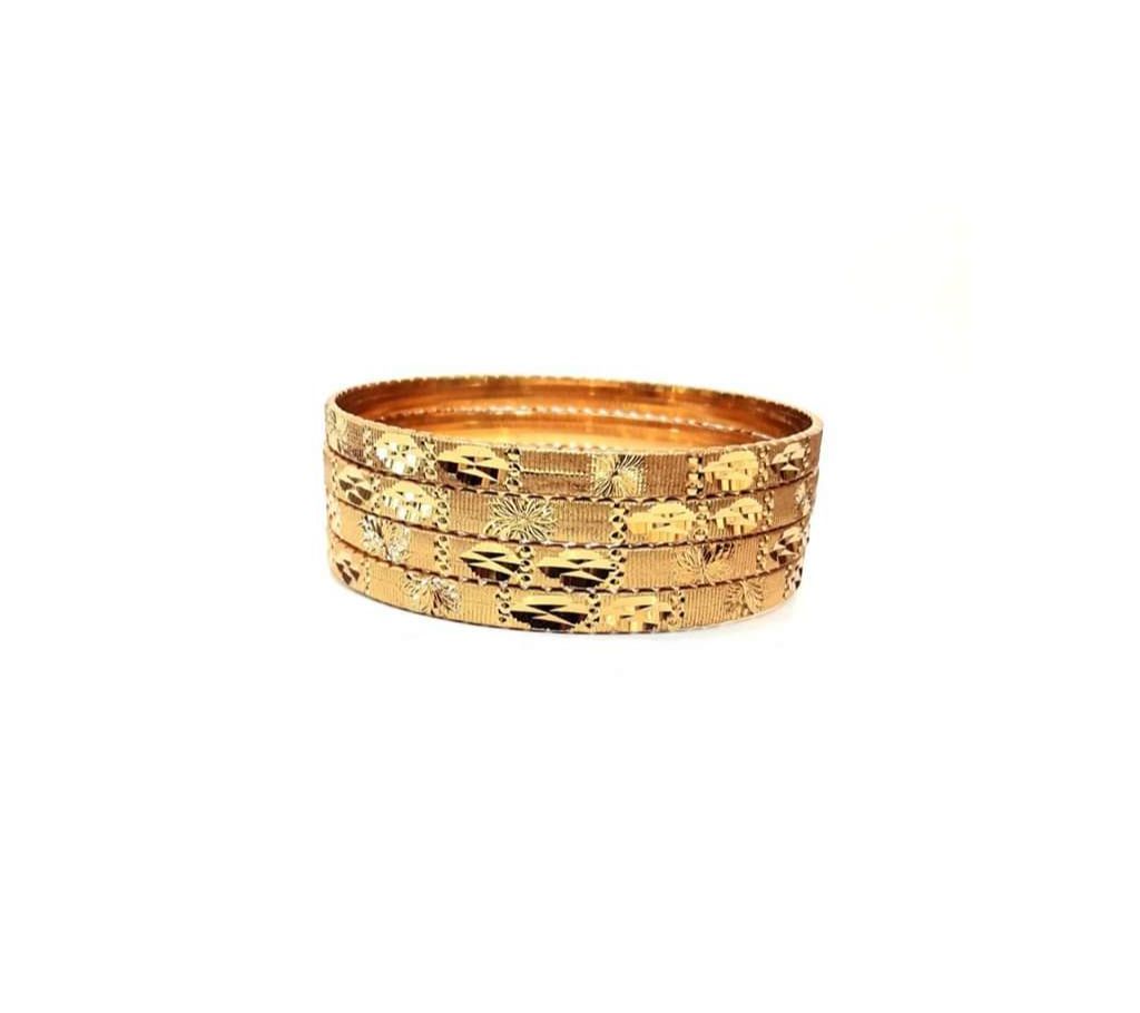 Indian Gold Plated Bangles For Women-4 Piece