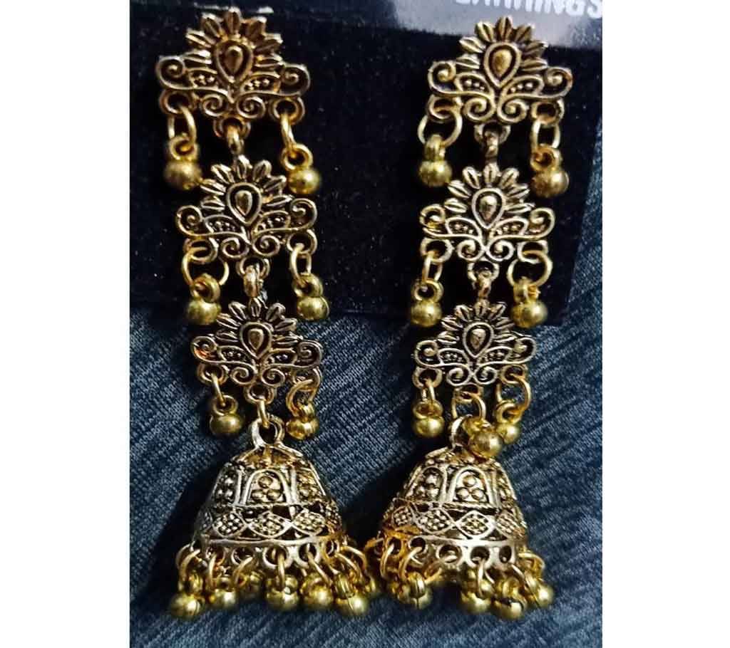 Antique Golden Earring For Women 