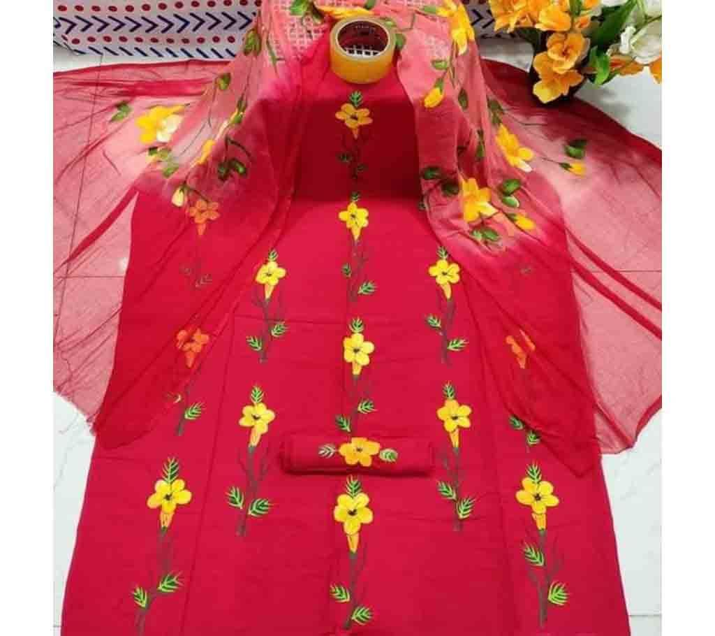 LinenHand Print 2pcs for women -22