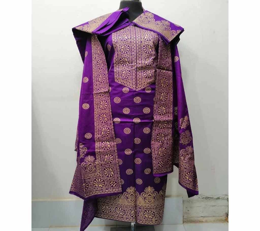 Katan Skin Print Cotton Shalwer Kameez for Women-4