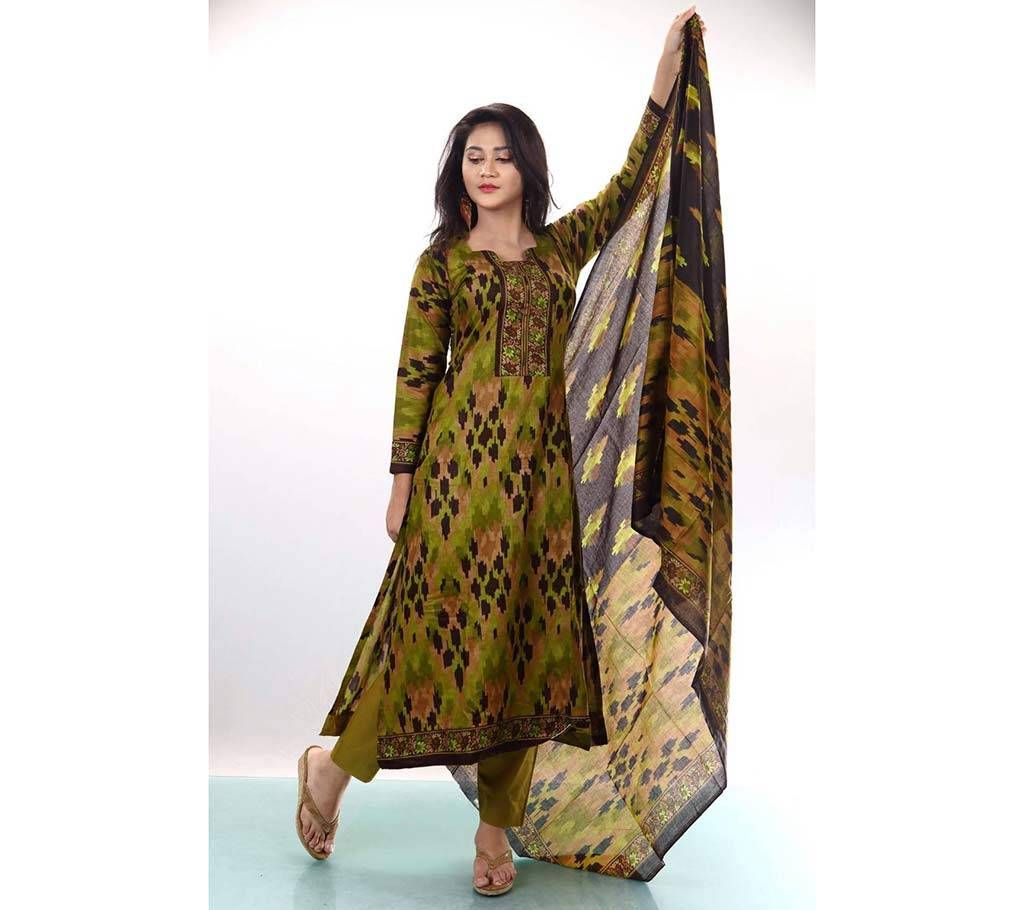 Joypuri Cotton three piece 11