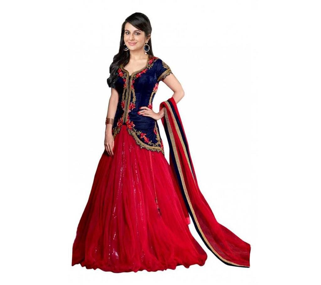 Unstitched Indian Georgette Three Piece (Copy)