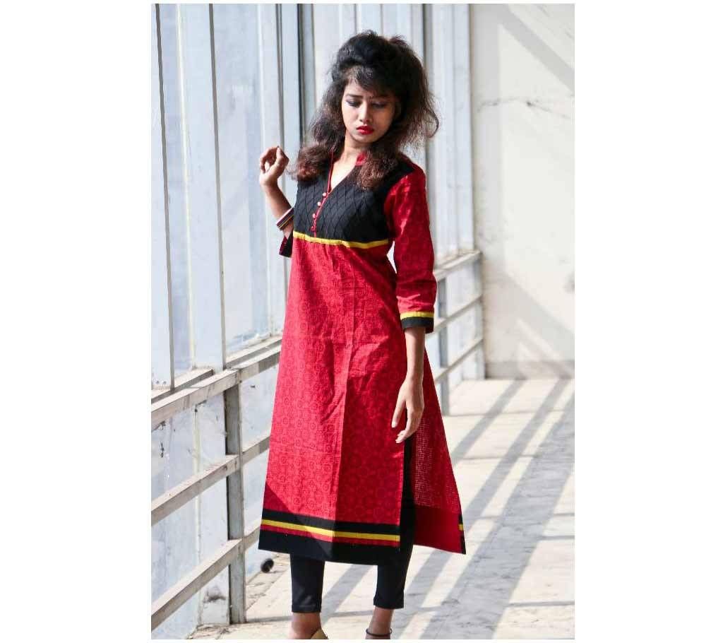 Skin Printed Stitched Merun One Piece