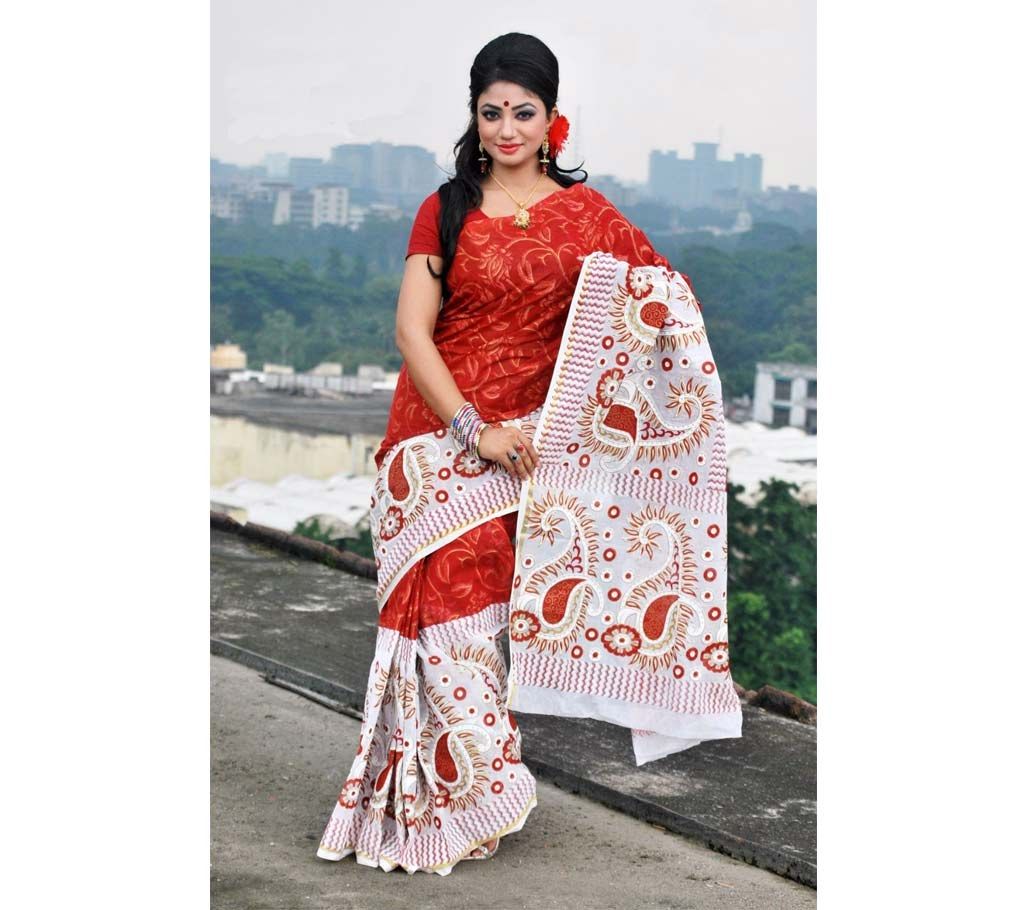 Skin printed Cotton Boutique Sharee