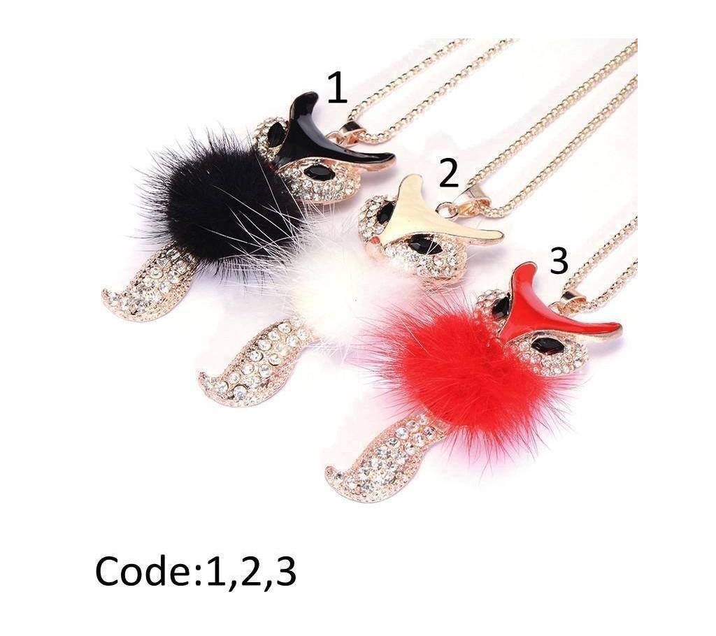 Fox Women Long Sweater Chain Pendant (1 pcs)