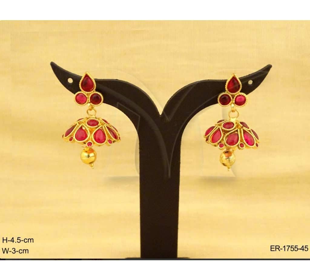 BELL DELICATE DROP CELEBRITY KEMP EARRINGS (by Pink Point - ER-1755-45)