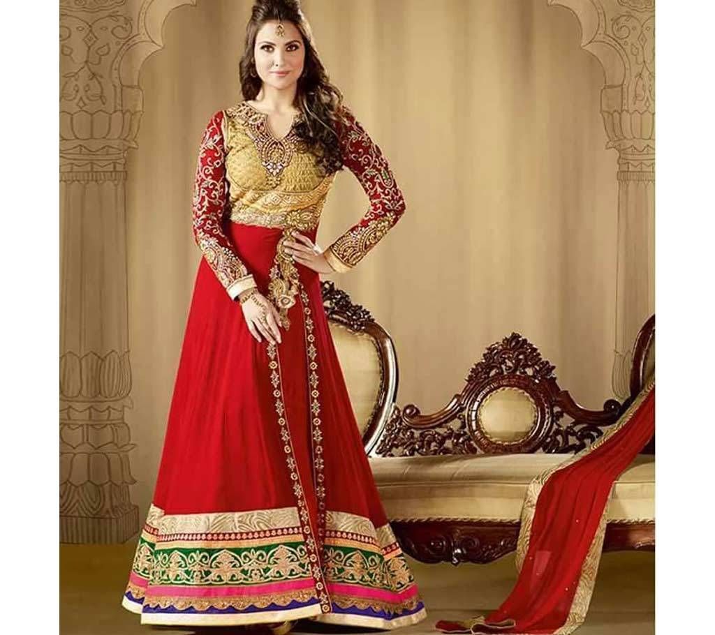 Indian semistitched replica anarkoli georgette suit